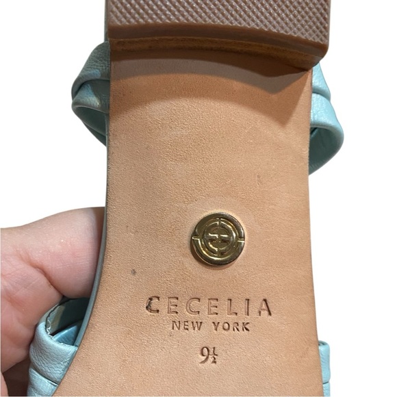 Cecelia New York Mint Tie Sandals Size 9.5 - Picture 7 of 9